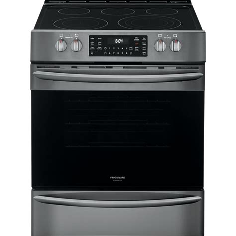 frigidaire black stainless stove